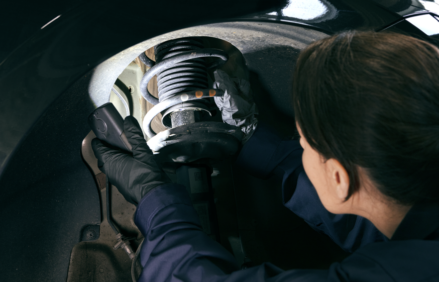 Mecánica de Midas con amortiguador