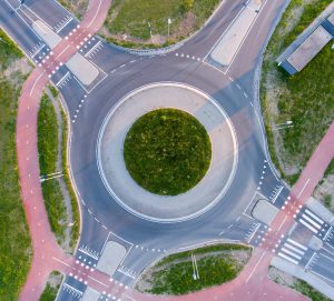 circular en rotondas